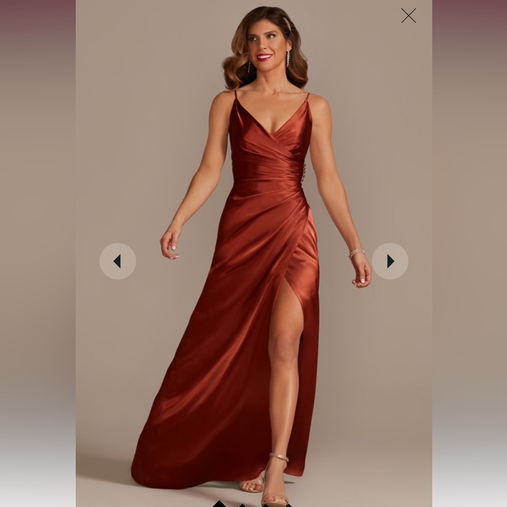 David’s Bridal Galina Signature gown in Cinnamon. Size 6. New with tags.